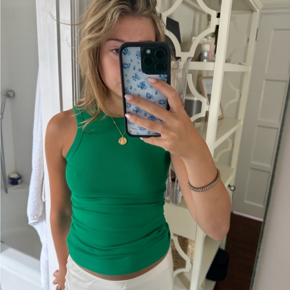 Green Amazon tank top